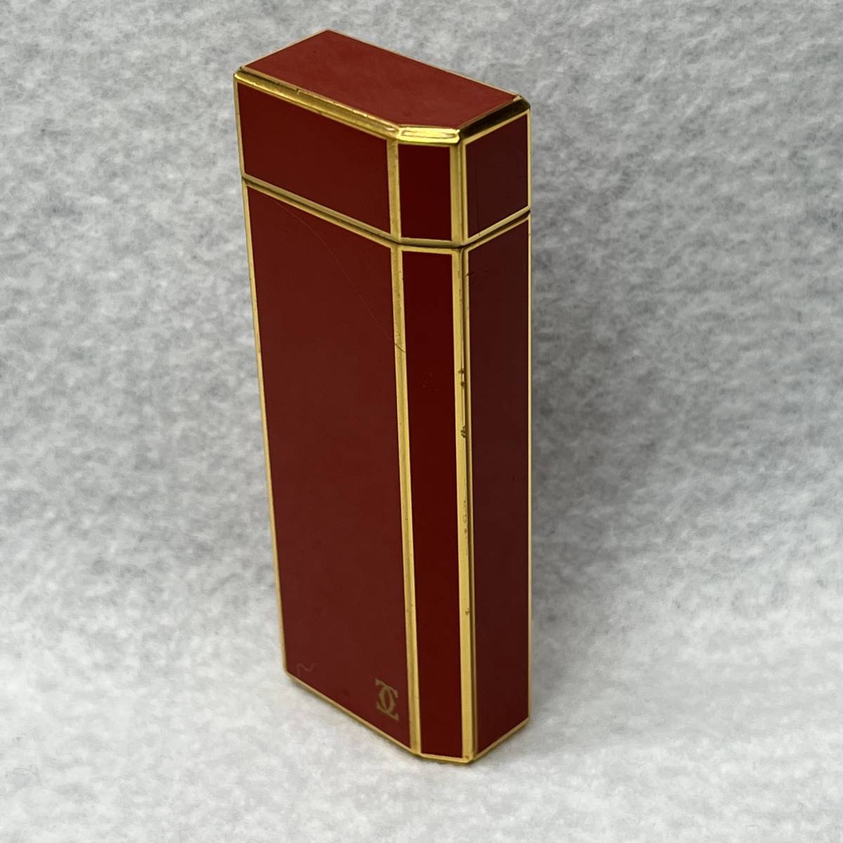 must de Cartier マスト ドゥ カルティエ ガスライター 赤 レッド