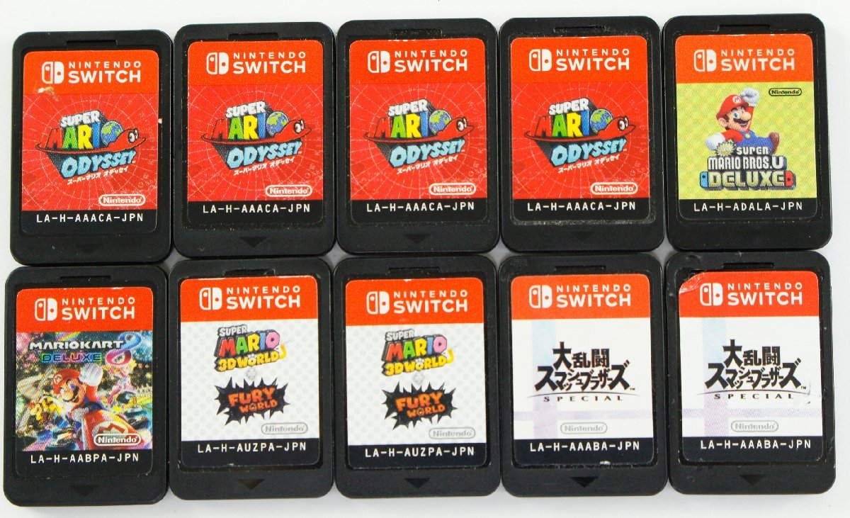 中古・ジャンク品】SWIソフト 10本セット マリオオデッセイ×4