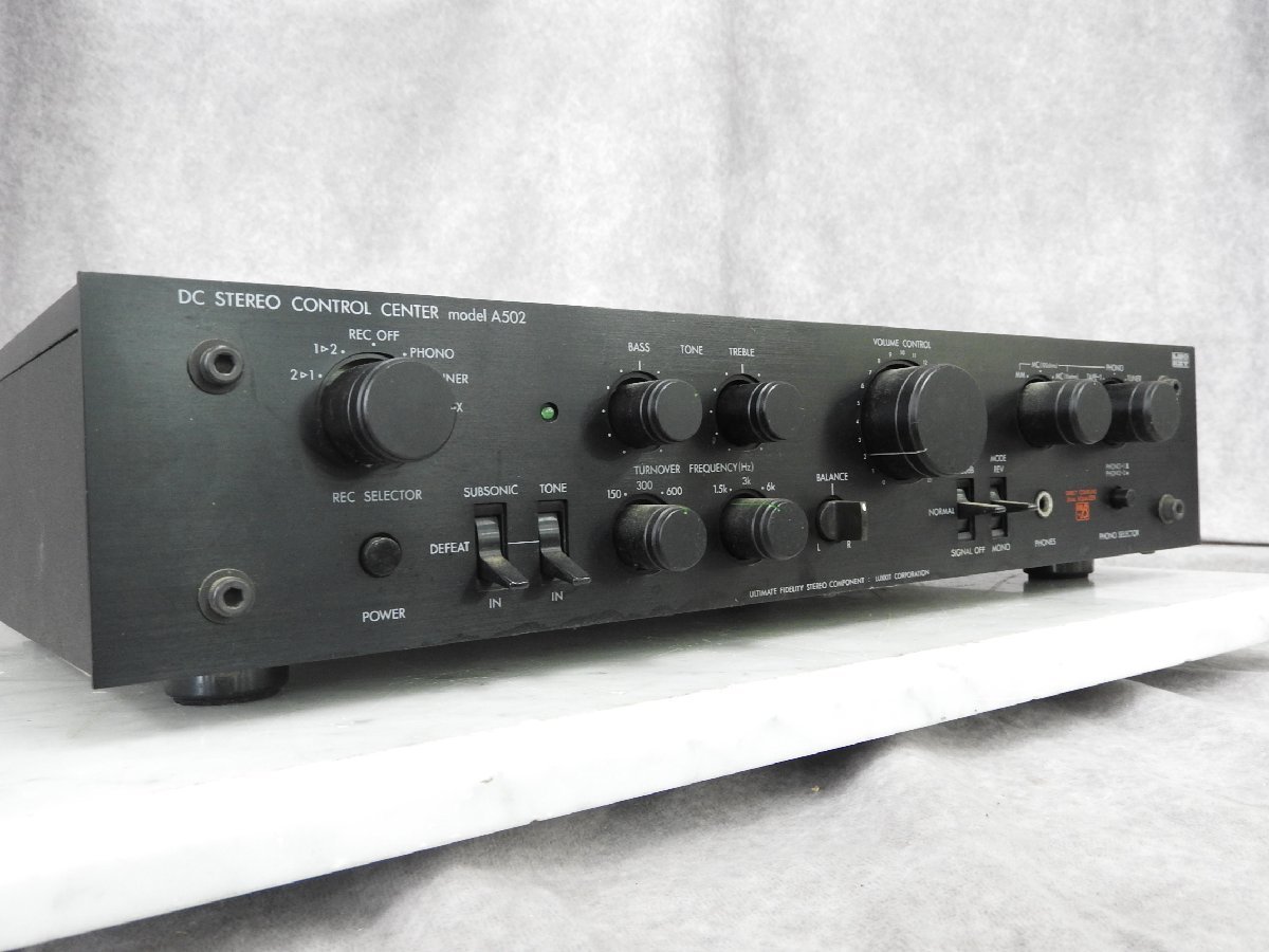 お得，100%新品】 ☆ LUXKIT ラックスキット プリアンプ model A502 