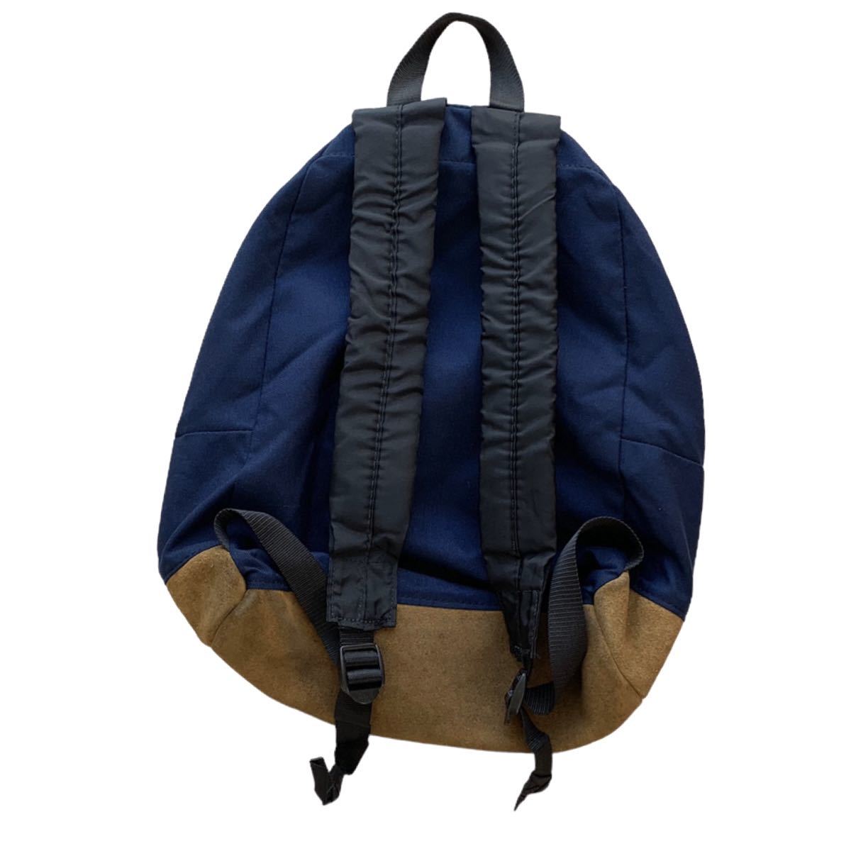 80's USA製 OUTDOOR PRODUCTS デイパック ボトムスエード レザー