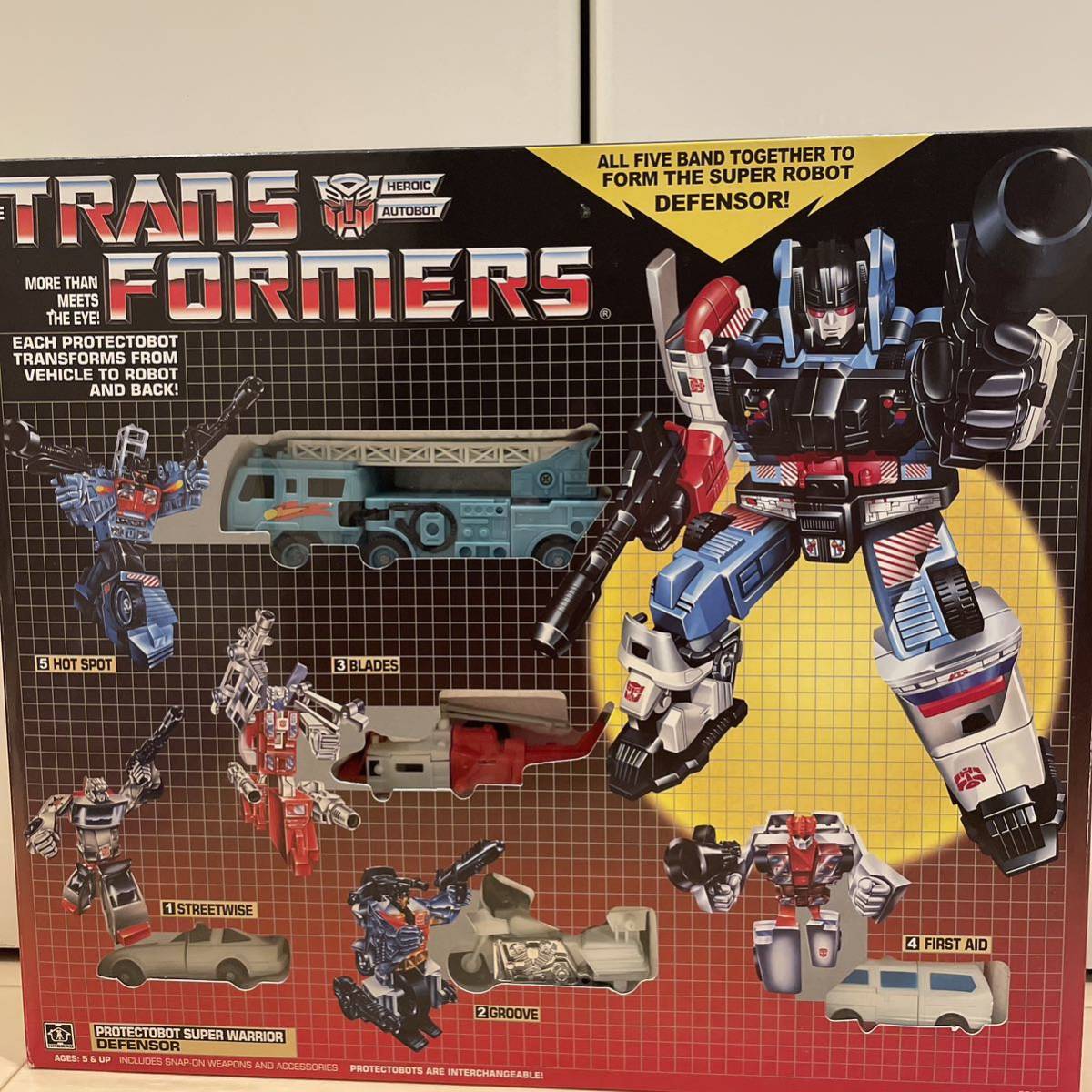 海外版トランスフォーマー プロテクトボット トランスフォーマー 合体戦士ガーディアン プロテクトボット 海外版