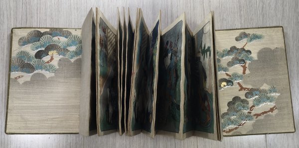 江戸期 艶色手中競 14丁】木版画・彩色/わじるし/枕絵/春画/艶本
