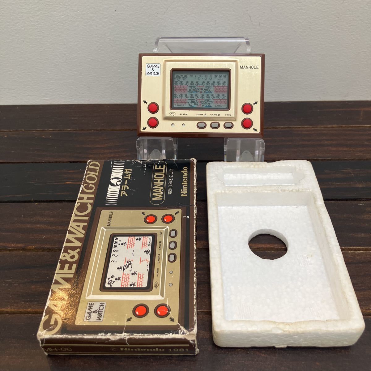 NINTENDO ゲーム&ウオッチ マンホール⁄箱⁄説明書⁄Bモードで遊んでみた