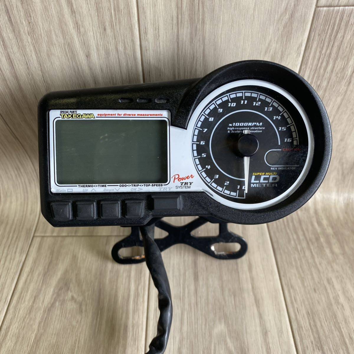 TAKEGAWA 武川 タケガワ スピードメーター スーパーマルチLCDメーター