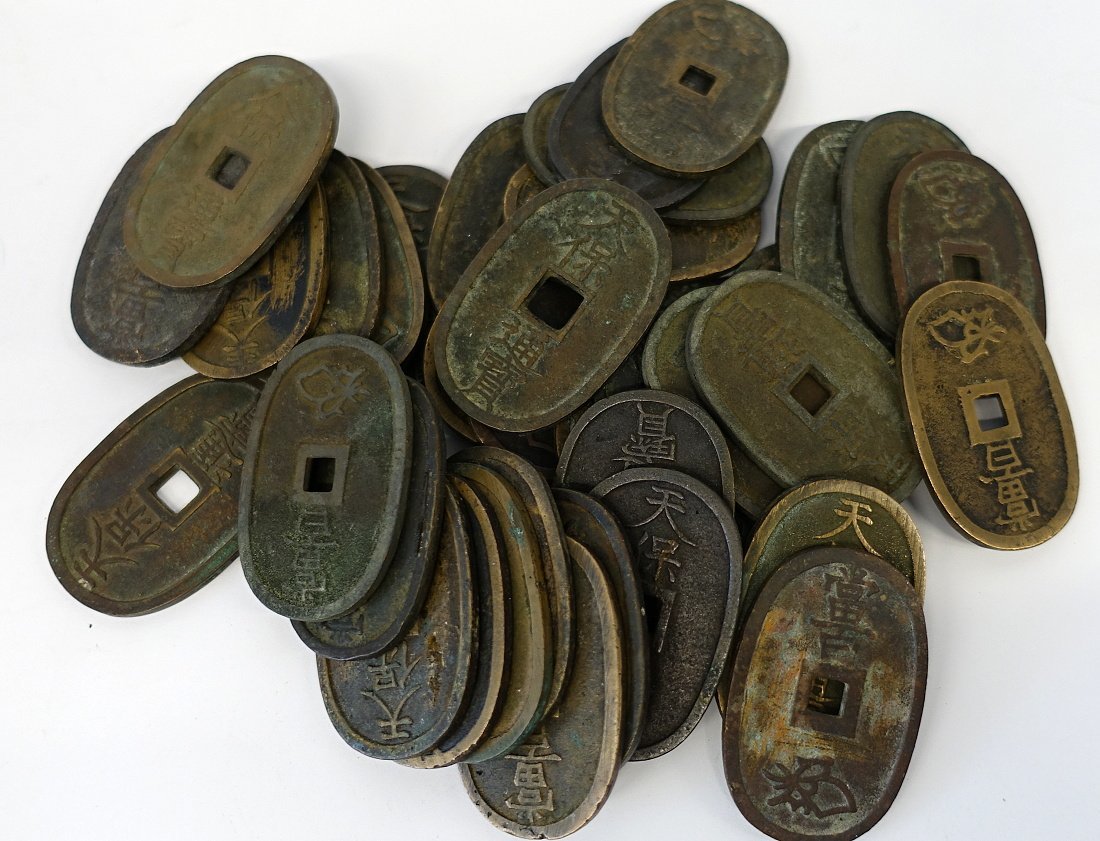 ④ 古銭 穴銭 おまとめ 約4.4kg 五十銭 二銭 五銭 一銭 十銭 寛永通宝 大量