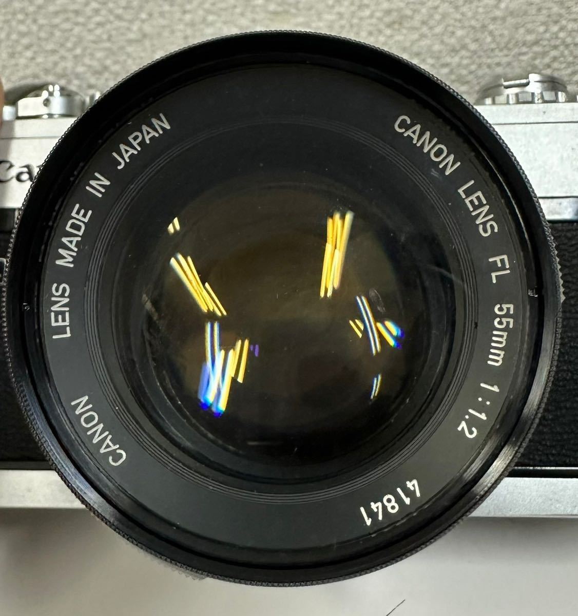 美品 Canon キャノン PENTAX CANON LENS FL 55mm 1:1.2 41841 フィルム