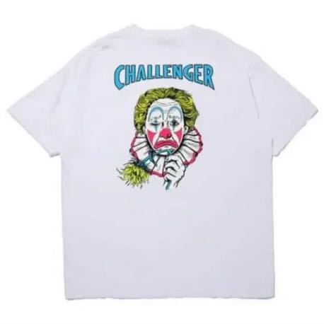 21SS CHALLENGER BRIGADE CLOWN Tee WHITE L チャレンジャー 長瀬智也 Tシャツ