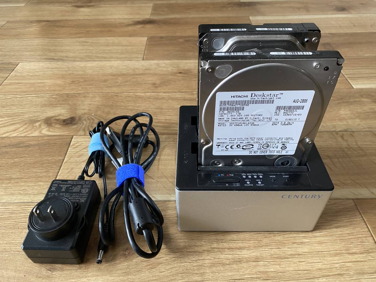 【送料無料即決！】裸族のお立ち台＋１TB HDD×２