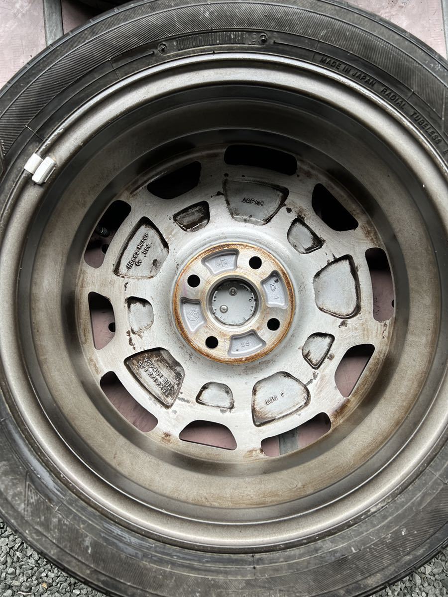 ホンダ HONDA NBOX スラッシュ 純正アルミホイール4本セット 165/55R15