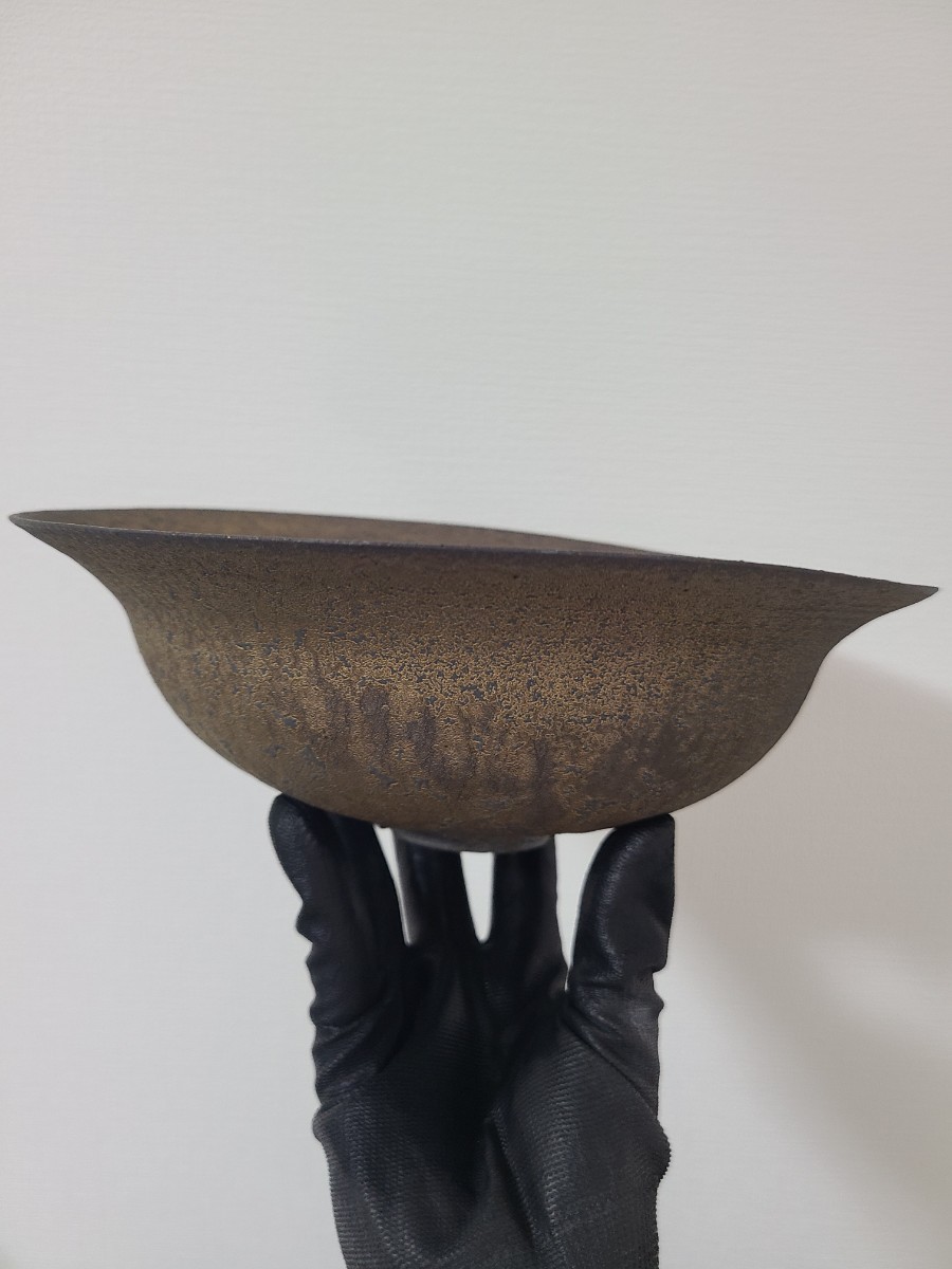 冨部咲喜子 陶器鉢 y鉢 たわみ鉢 大鉢