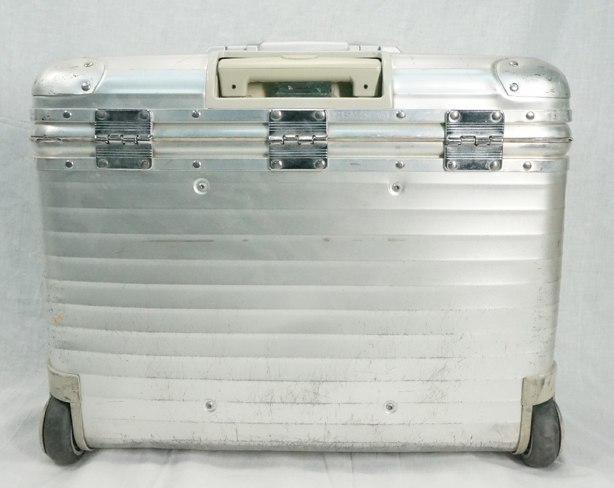 05□【現状品】RIMOWA リモワ アルミニウムボディキャリーケース