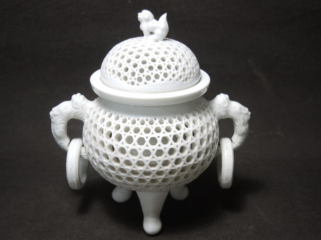 D1789 國領寿人 国領寿人 トルコ青 金彩 茶器 木製蓋 茶入 茶道具 共箱
