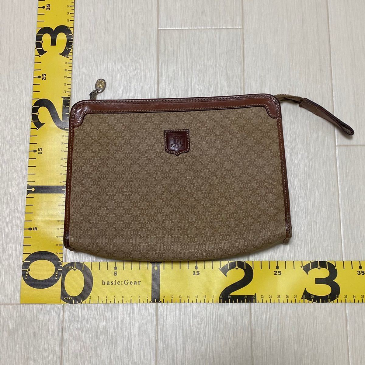 セリーヌ CELINE セカンドバッグ クラッチバッグ マカダム 柄 