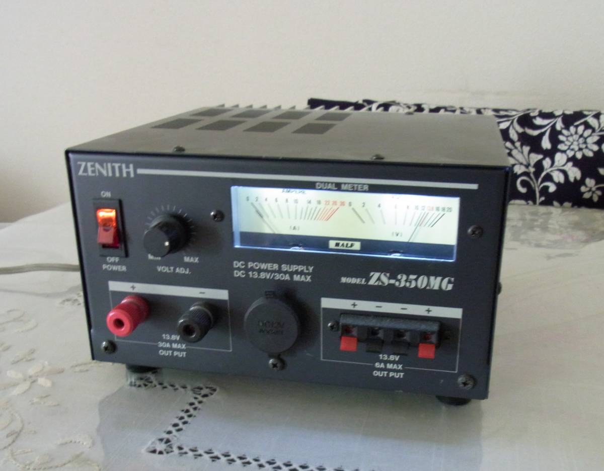 ZENITH ゼニス ZS-350MG DC13.8V-30A max ZENITH ゼニス 直流安定化