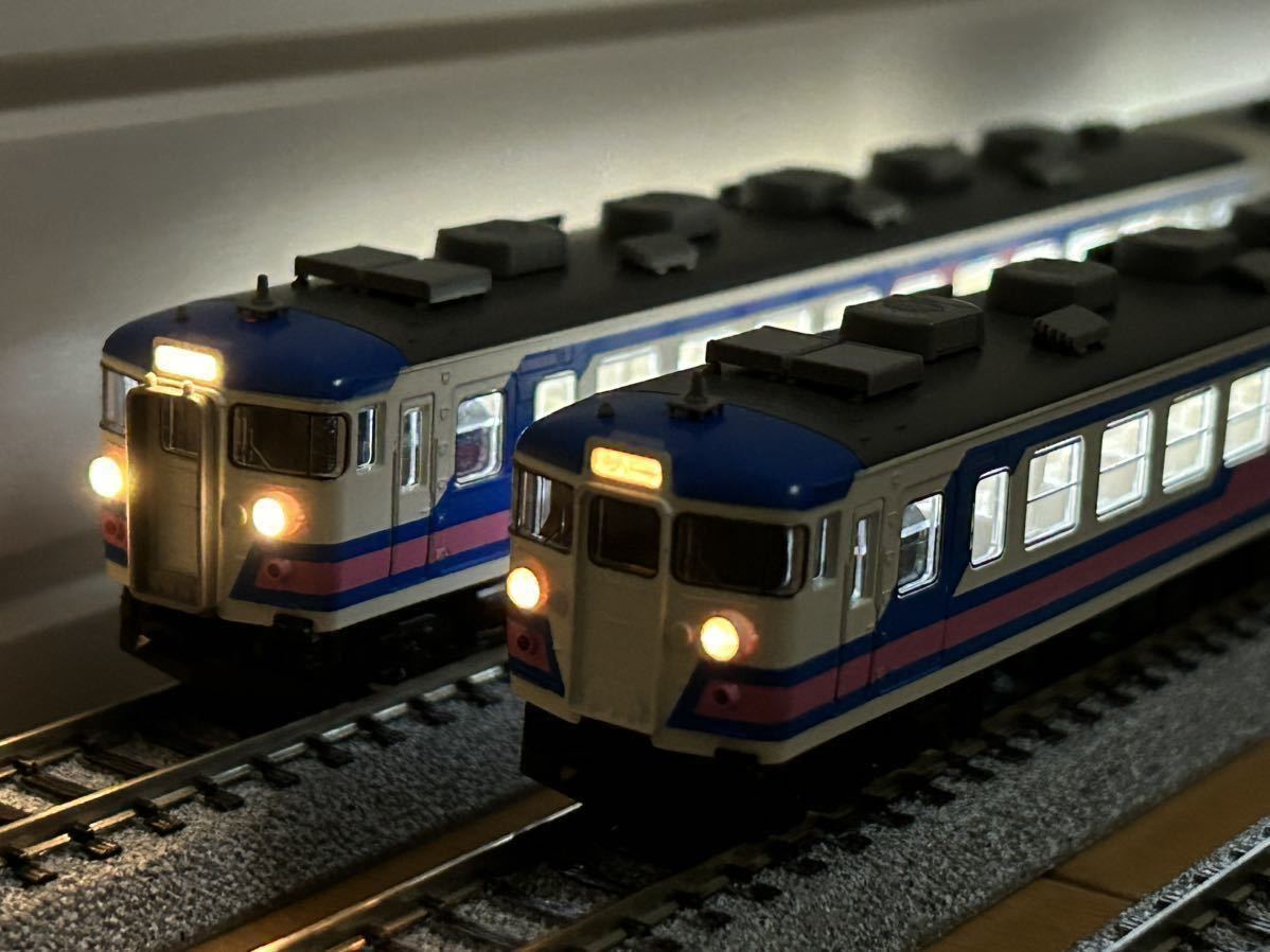 TOMIX 165系電車（モントレー色）基本92207+増結92208 6両セット
