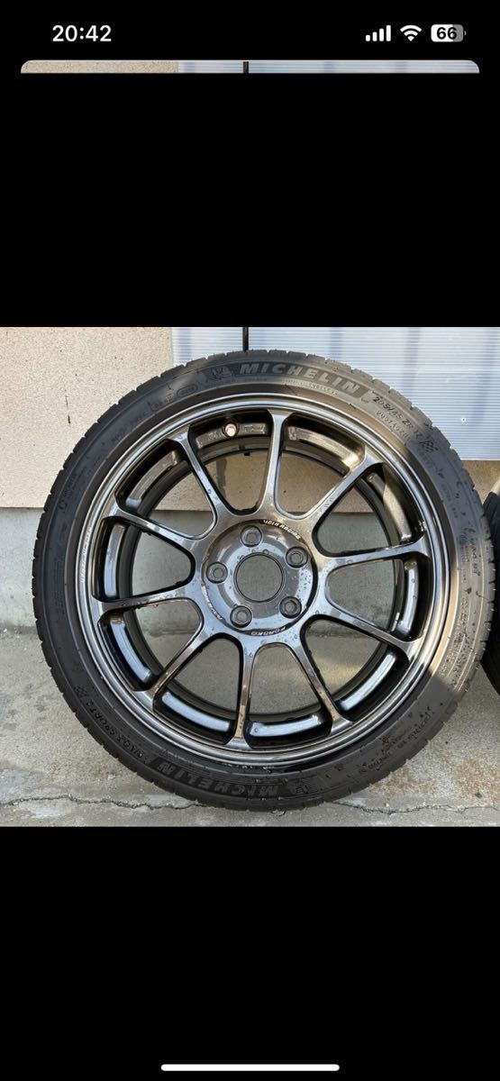 RAYS ZE40 4本セット 17インチ 7J+48 PCD114.3 ZE40 17インチ RAYS