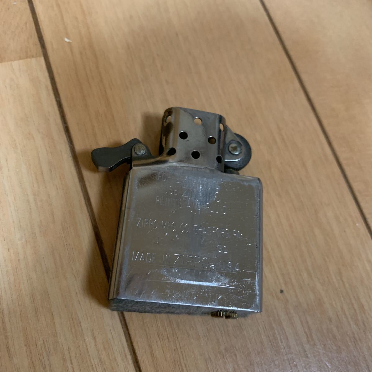 2002 スターリングシルバー ZIPPO ジッポ 十字架 クロス USA クロム 