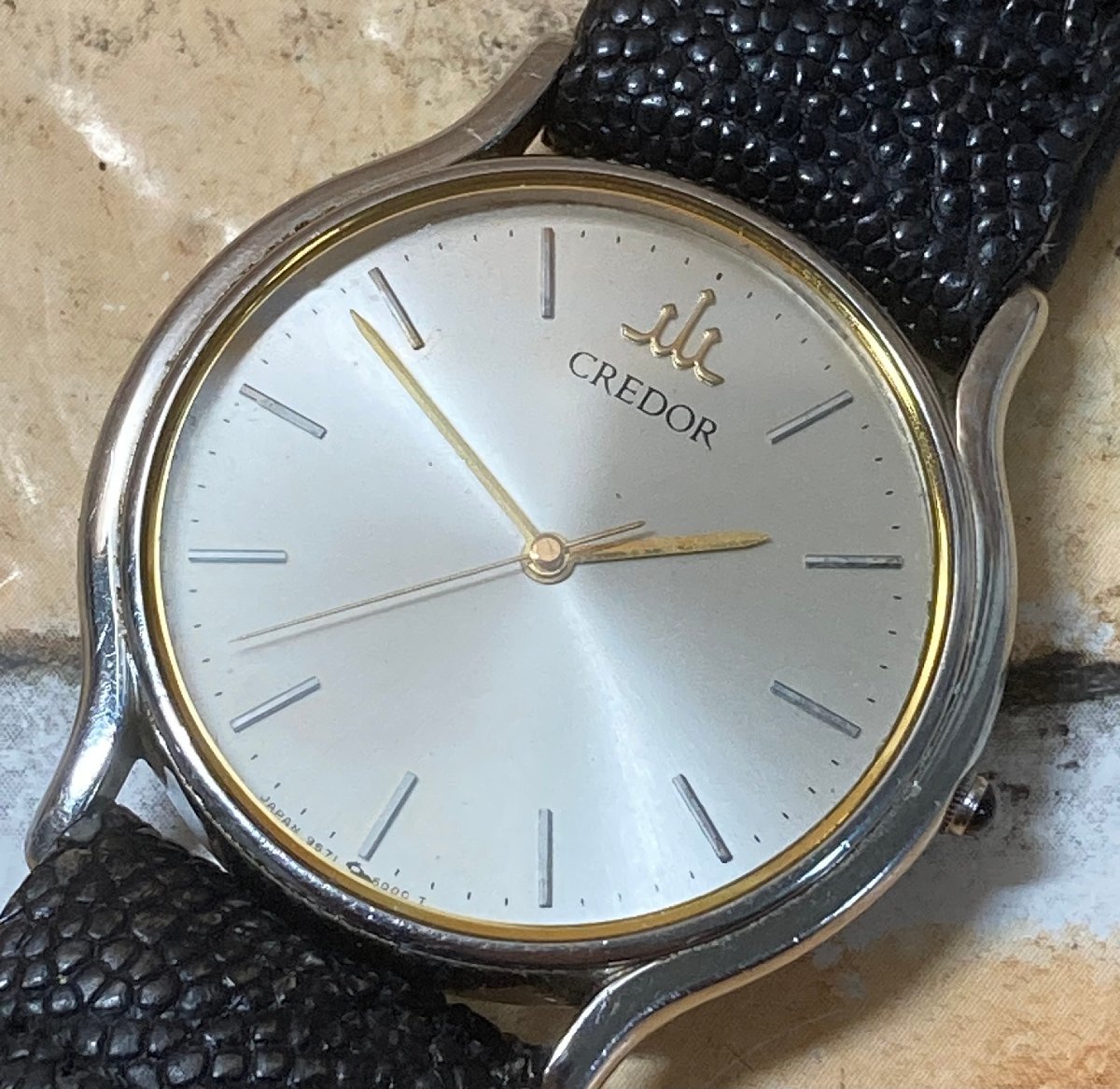 新作，大人気 SEIKO セイコー QZ 9571-6000 クレドール ラウンド シルバー文字盤 メンズ腕時計(クレドール)｜売買されたオークション情報、yahooの商品情報をアーカイブ公開 - オークファン クレドール