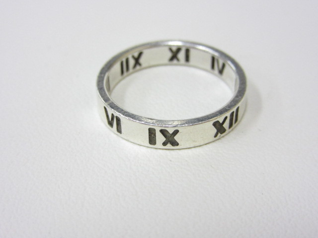 4D340EA◎TIFFANY＆Co. ティファニー アトラス リング 10号 シルバー Ag925刻印 指輪◎中古