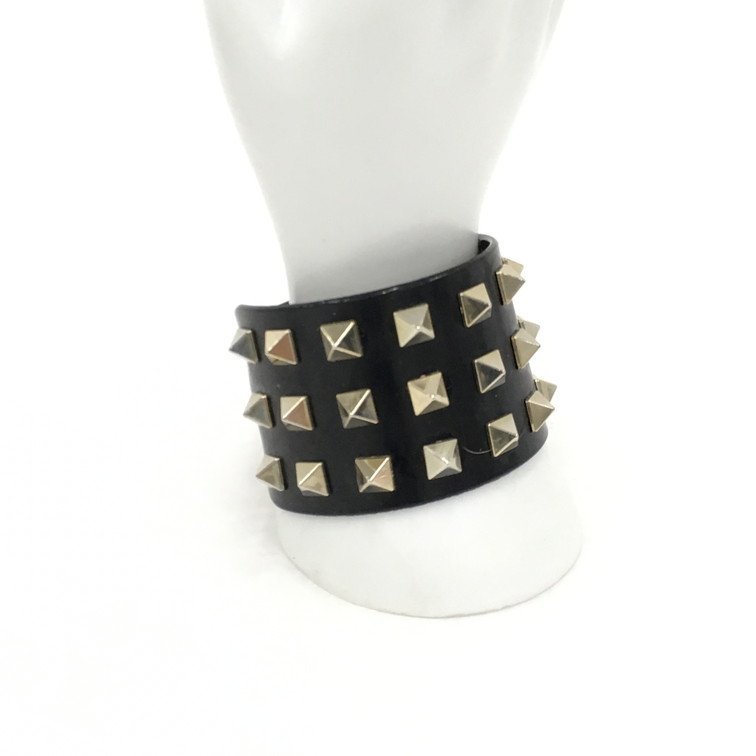 【BDAQ0067】VALENTINO GARAVANI ヴァレンティノ ガラヴァーニ AWJ00068 APVS03 スタッズブレスレット 箱付き