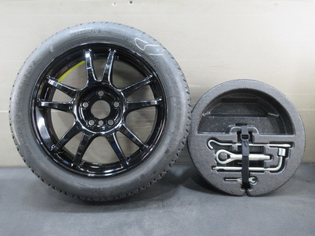 38509 CKV36 スカイラインクーペ 純正アルミ製 スペアタイヤ 工具