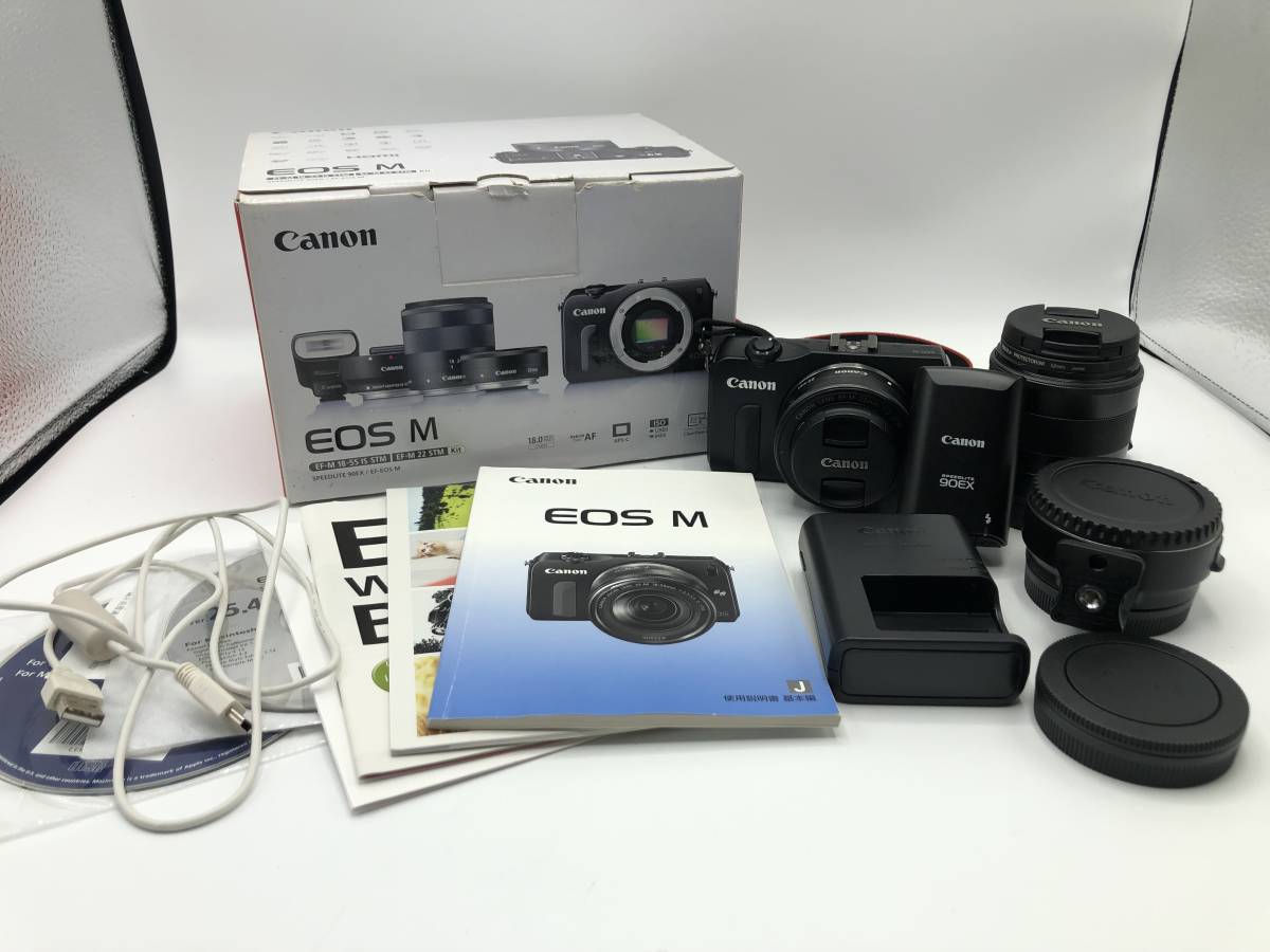 CANON / キャノン EOS M / EF-M 22mm 1:2 STM / ZOOM EF-M 18-55mm 1: