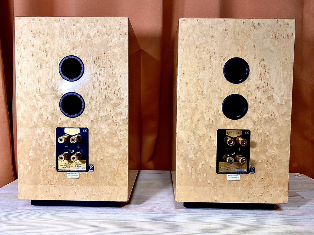 SALE，低価 QUAD 77ー11L 2ウェイ ブックシェルフ型スピーカー (pair