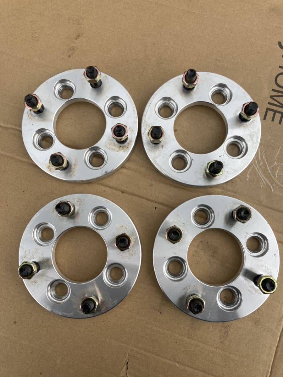 PCD チェンジャー 変換 4穴 4H 厚さ15mm ピッチ 1.25 ワイドトレッド