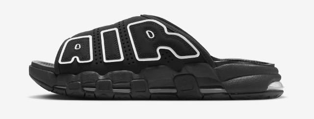 25cm Nike Air More Uptempo Slide Black ナイキ エアモアアップテンポ