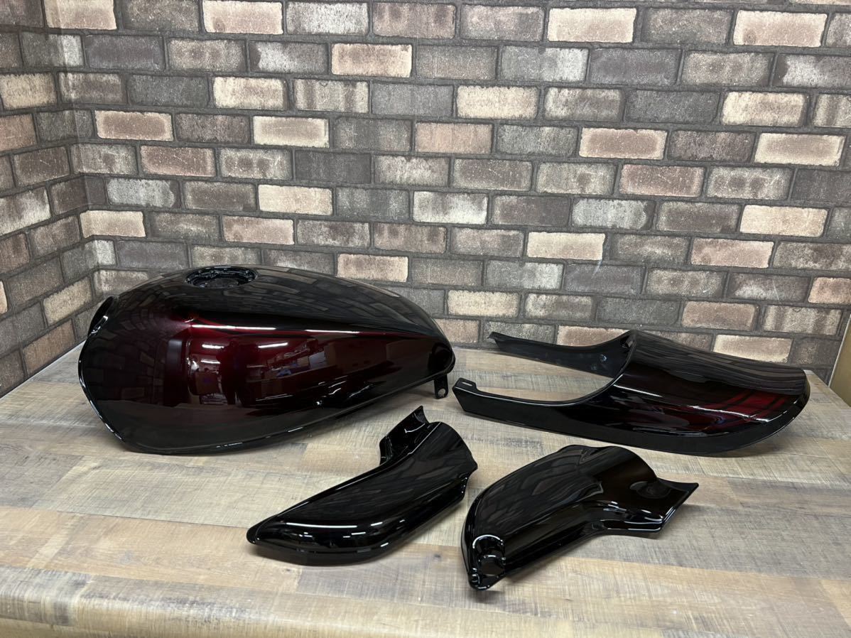 ゼファー750 Z2 タイプ 外装セット キャンデーレッド ゴースト
