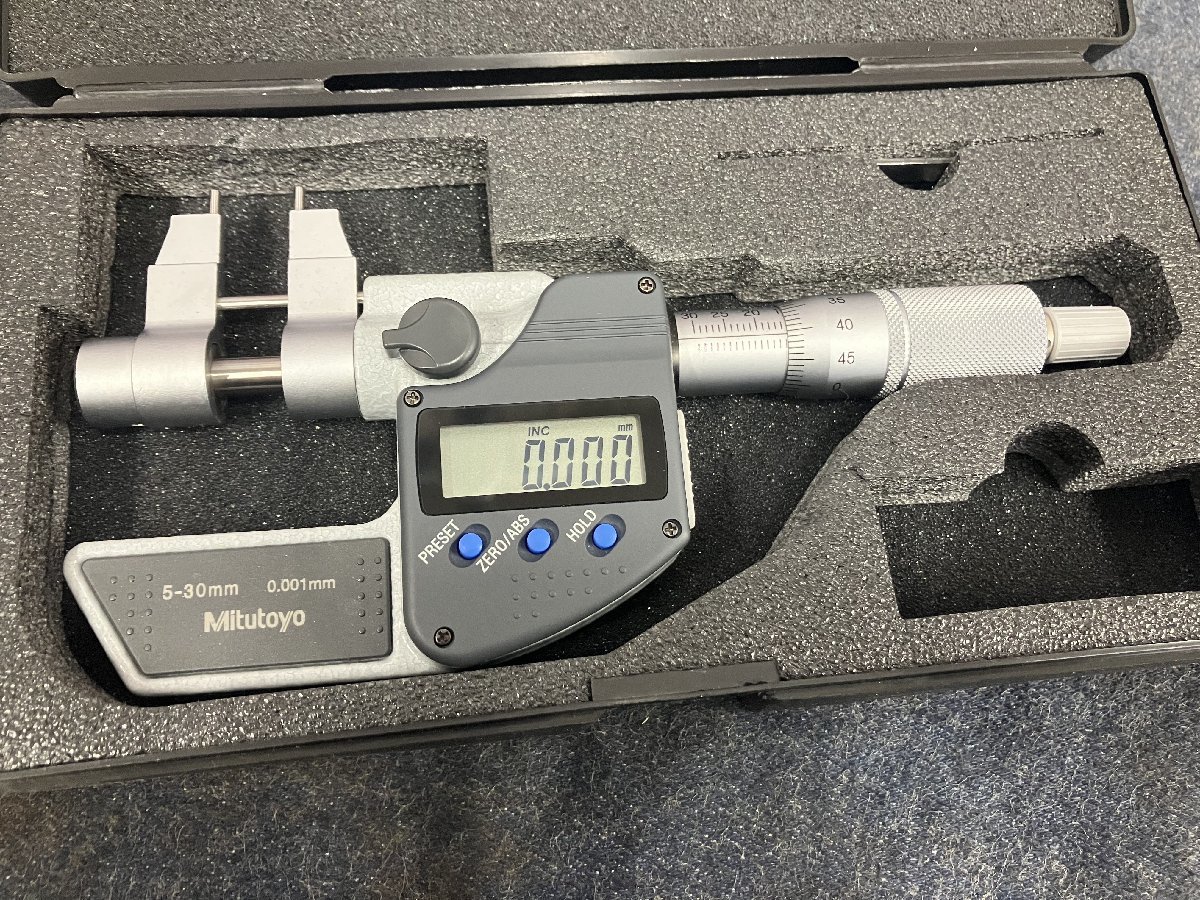 【美品】ミツトヨ Mitutoyo デジマチック内側マイクロメーター IMP-30X