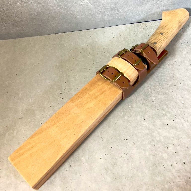 手研ぎ］大剣鉈 350mm 溝無し 高炭素鋼 サバイバルナイフ ハンティング  