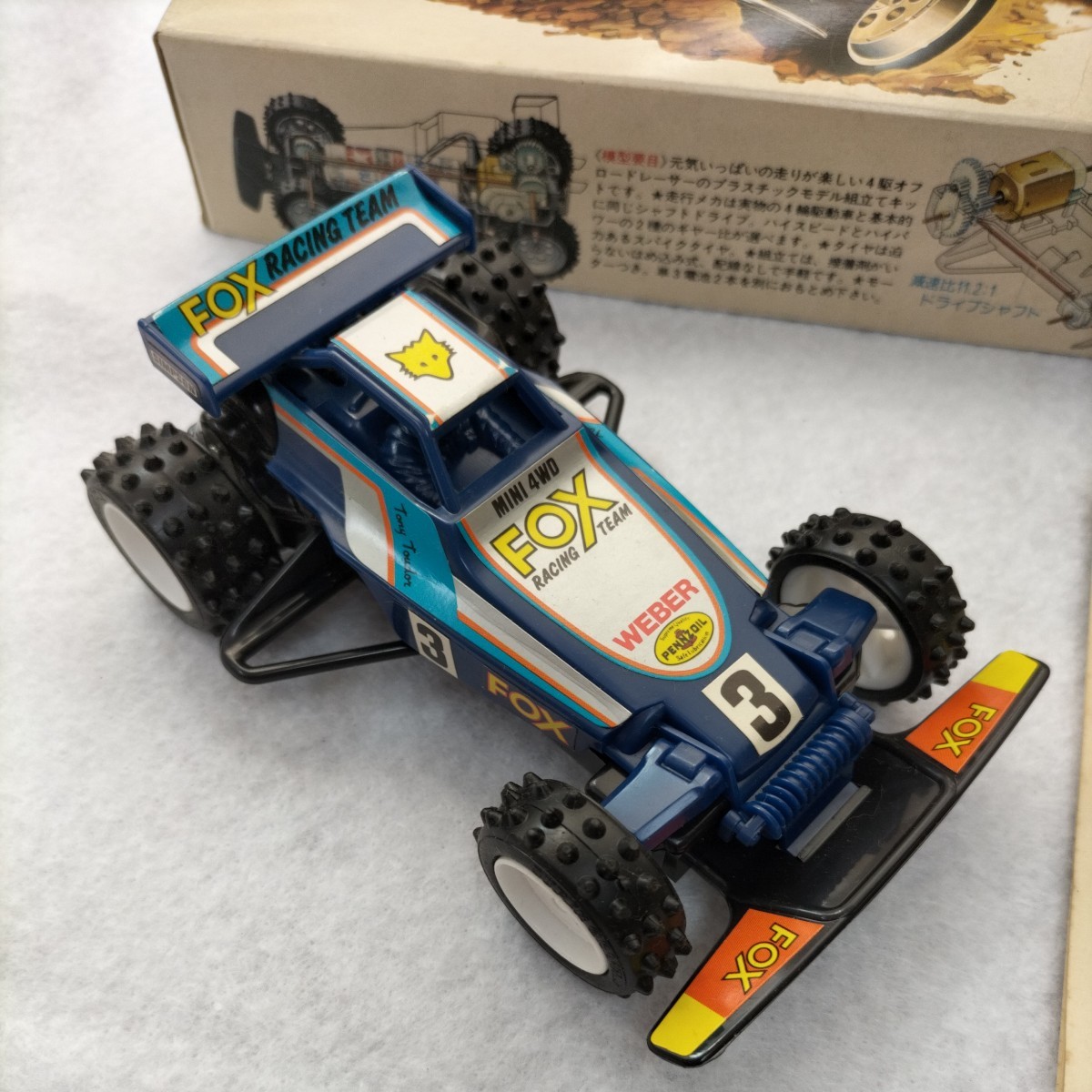 タミヤ レーサーミニ四駆シリーズ The FOX 1⁄32 昭和レトロ タミヤ1⁄