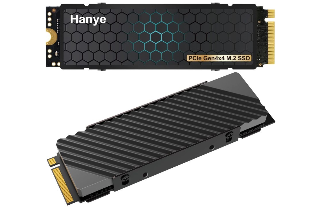 Hanye SSD 2TB PCIe Gen4x4 M.2 NVMe 2280 ヒートシンク搭載 PS5動作