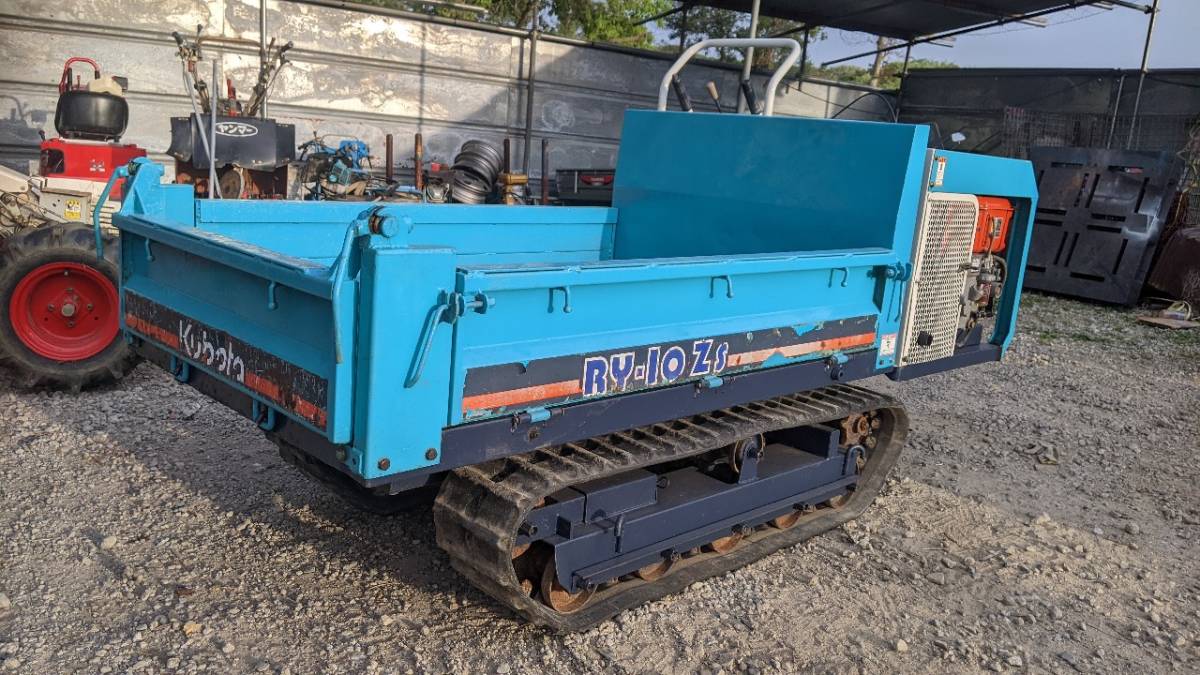 1円☆クボタ 運搬車☆キャリアダンプ RY-10ZS☆セル付 油圧ダンプ 