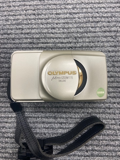 OLYMPUS オリンパス μ ミュー ZOOM ズーム 115 DELUXE デラックス 本革