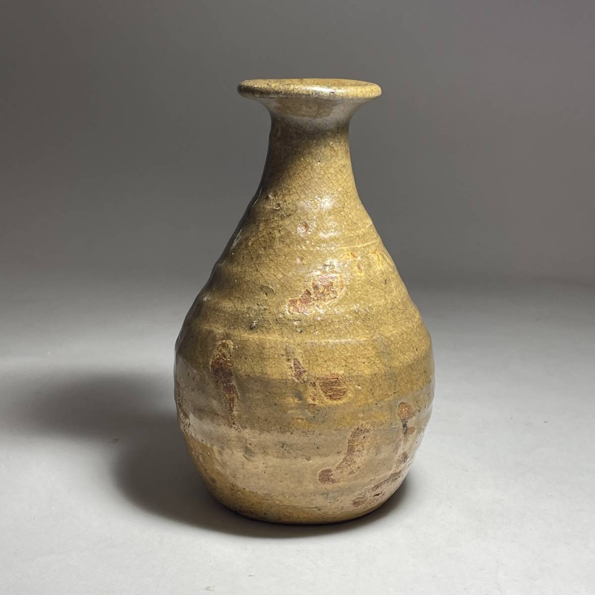 茂蔵】伊羅保徳利 15〜16世紀 朝鮮時代 高麗茶器 李朝 酒器 朝鮮古陶磁 