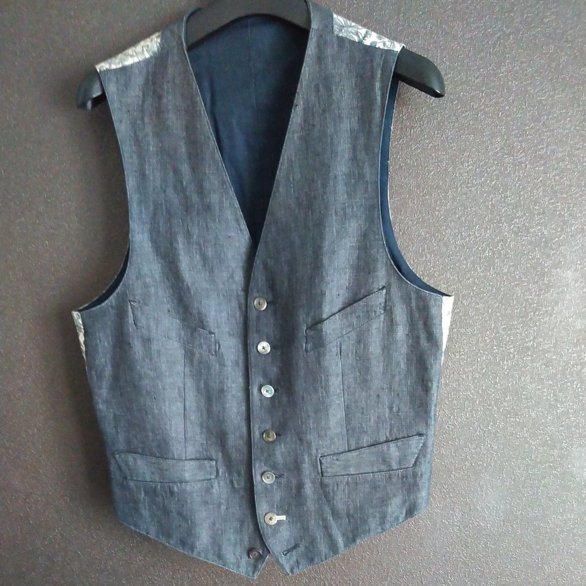 ポールスミス　コレクション　Poul Smith COLLECTION　ジレ　ベスト　花柄　