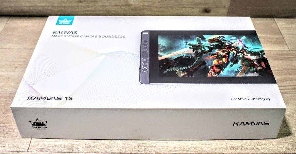 HLION KAMVAS 13 液タブ Model GS1331 13.3インチ スマホ接続可能 充電 