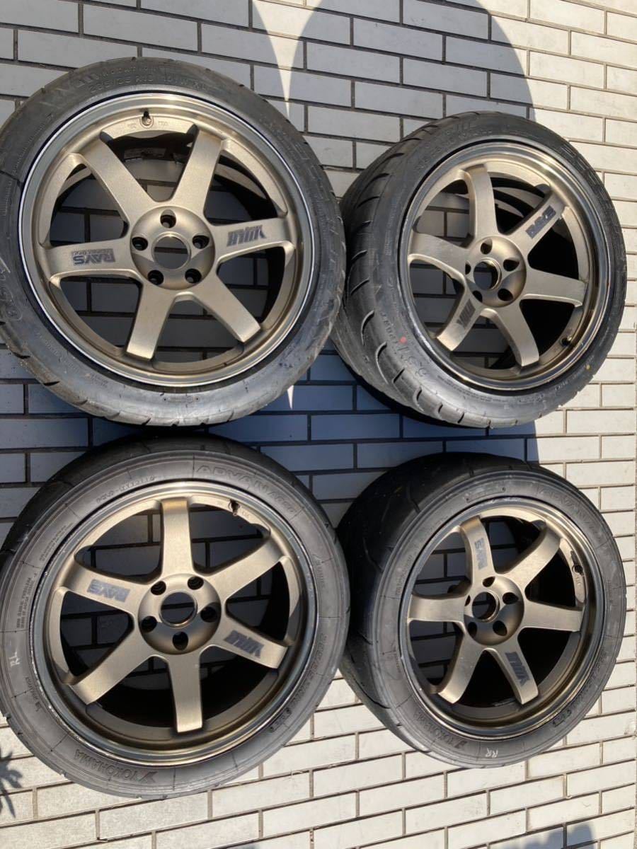 TE37 ブロンズ　10.5J off+15 114.3 GT-R シルビア