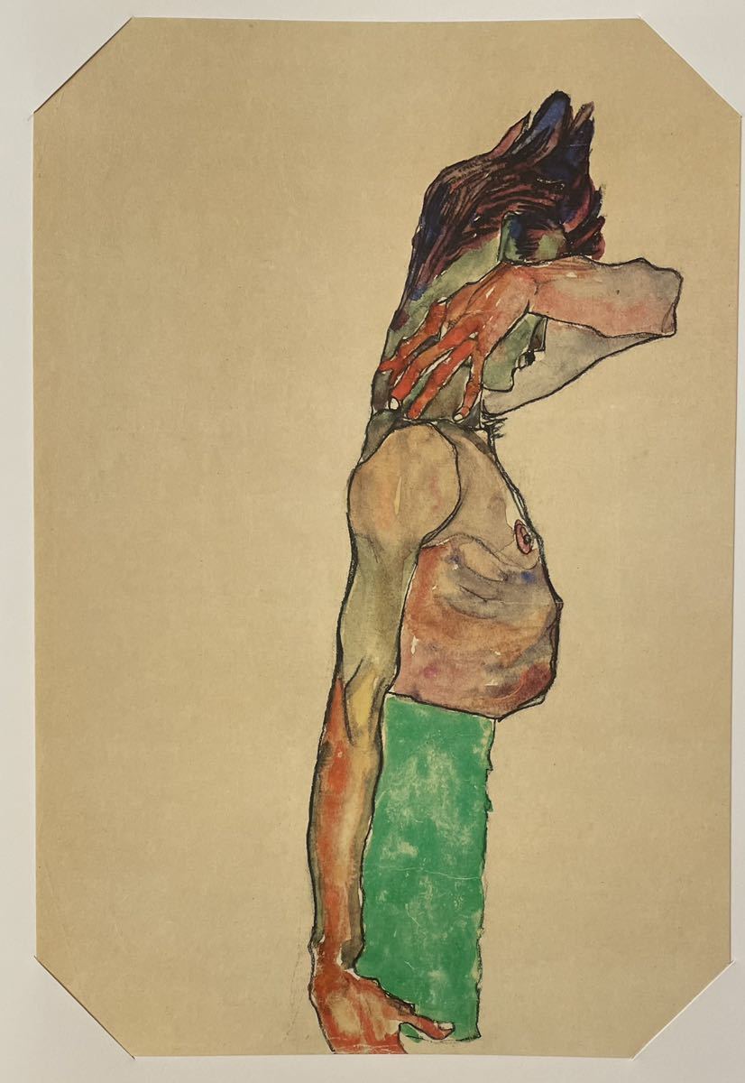 エゴンシーレ エゴン シーレ egon schiele リトグラフ 600部限定保証書