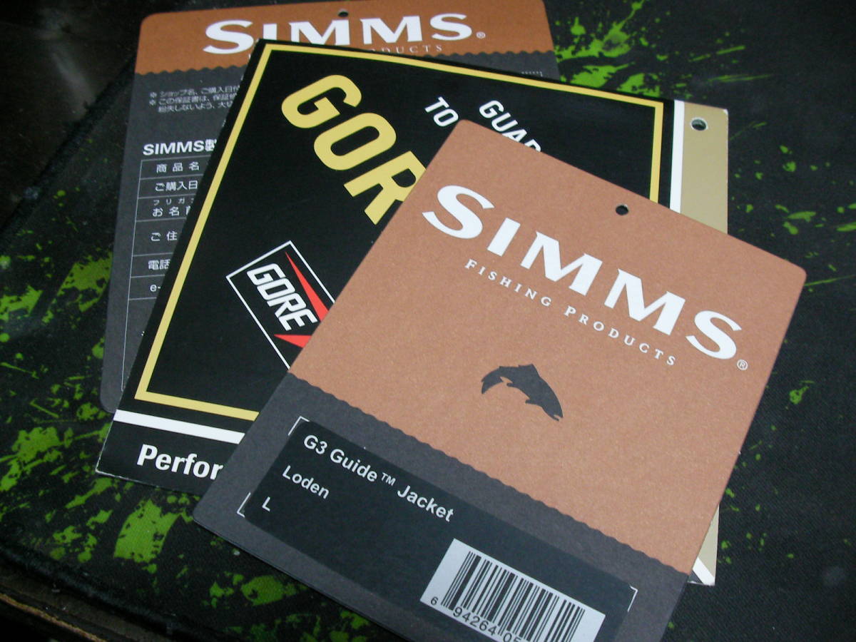 SIMMS(シムス)G3 GuideジャケットGORE-TEX(Loden)サイズUSL 【公式通販】