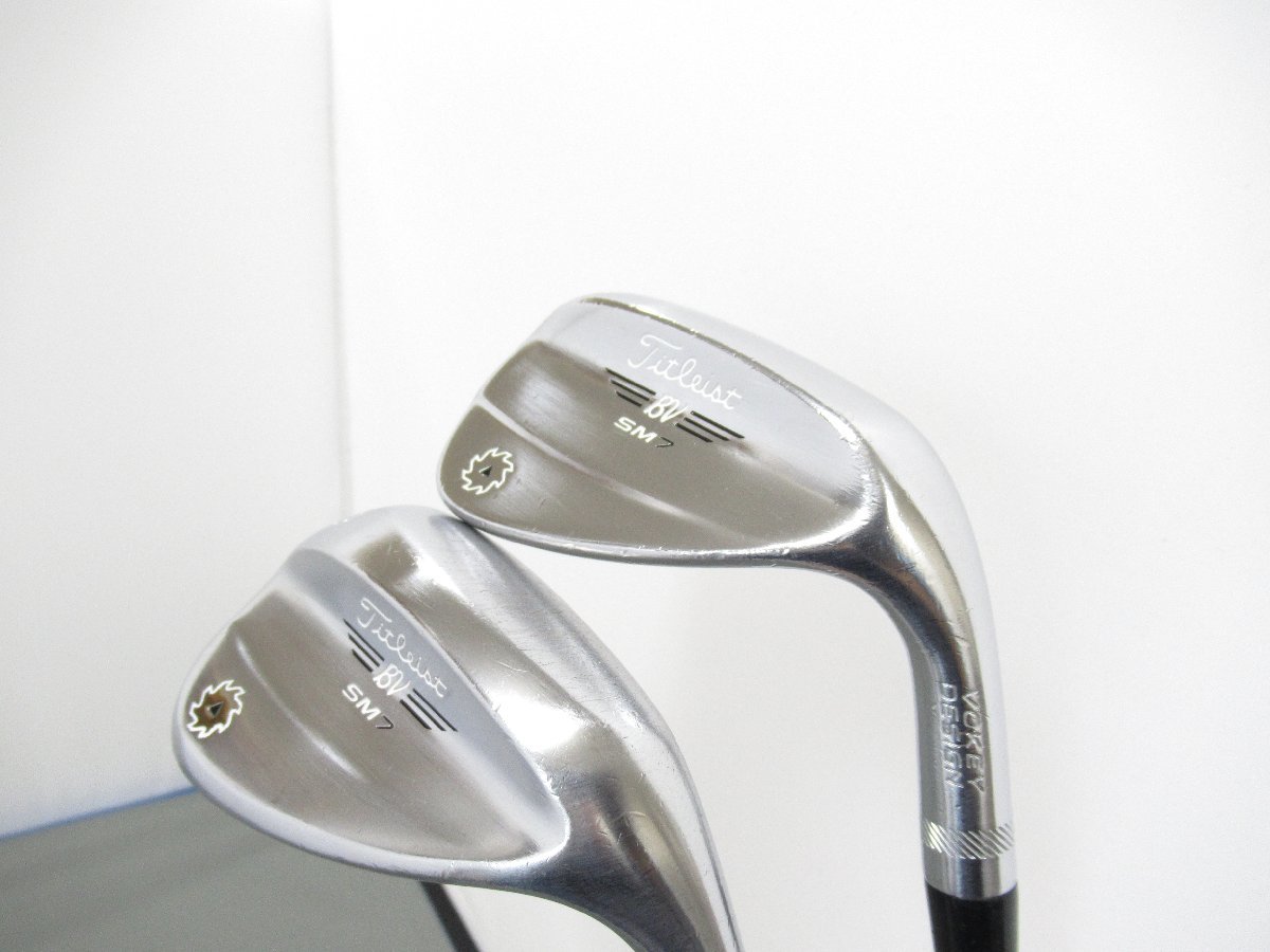 中古◆タイトリスト　ボーケイ　SM7　ツアークローム　5212Fと5812D　2本セット◆N.S.PRO　MODUS3　モーダス　TOUR120(S)