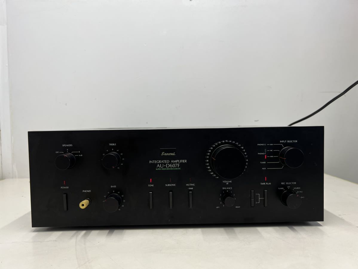 サンスイプリメインアンプ DU-D607F (プチリペア品)#29 プリメインアンプ AU-D607F サンスイ SANSUI EXTRA 山水 Sansui