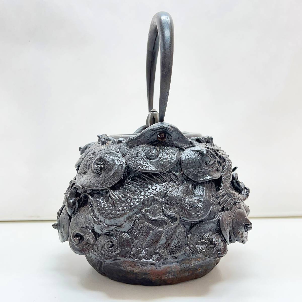 鉄瓶 茶道具 急須 煎茶道具 南部鉄器 龍文堂 湯沸 金属工芸 茶器