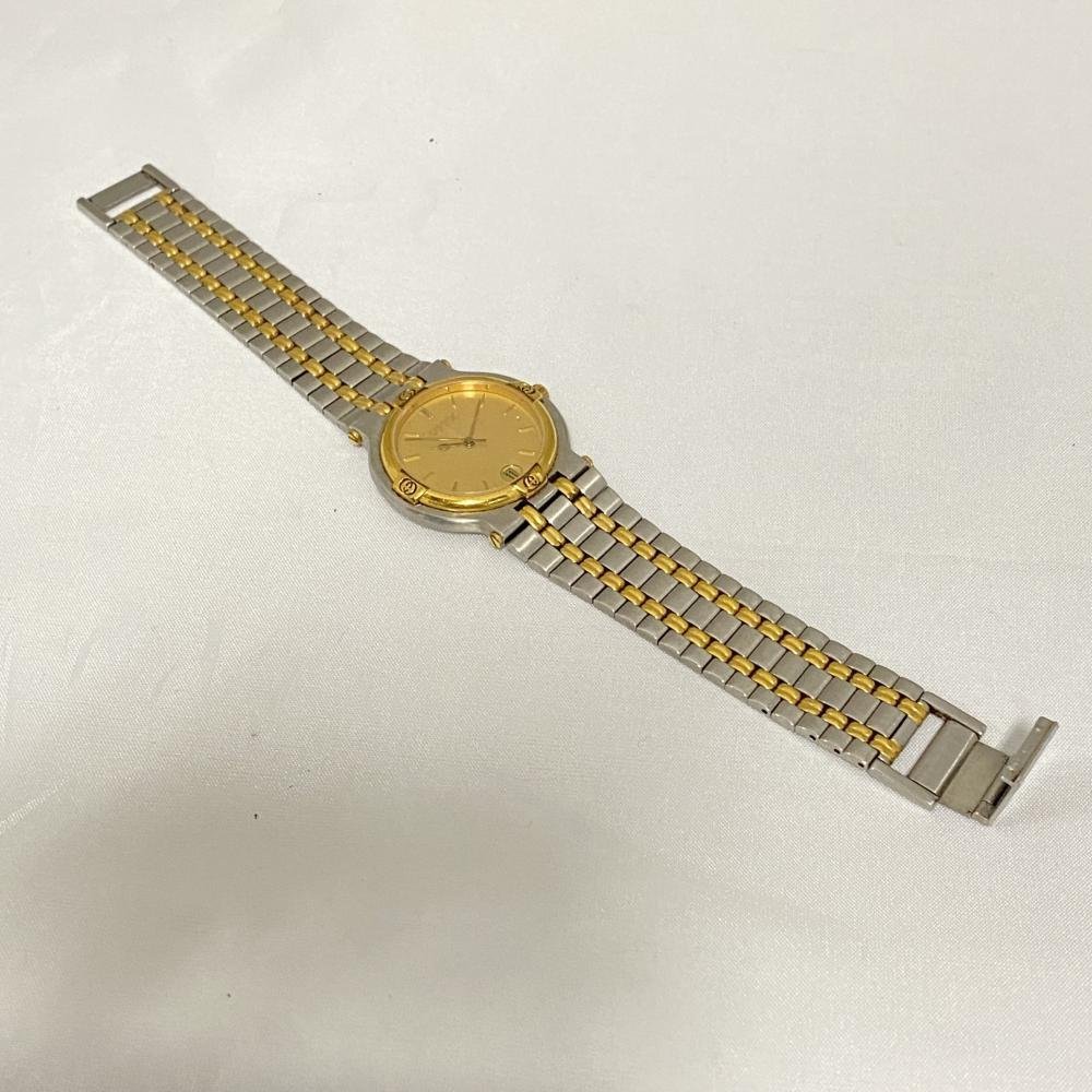 ICH【中古品】 GUCCI グッチ 9000m コンビ 時計 ゴールド デイト
