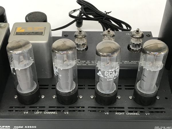 LUXMAN ラックスマン LUXKIT A3500 真空管パワーアンプ 管球式メイン