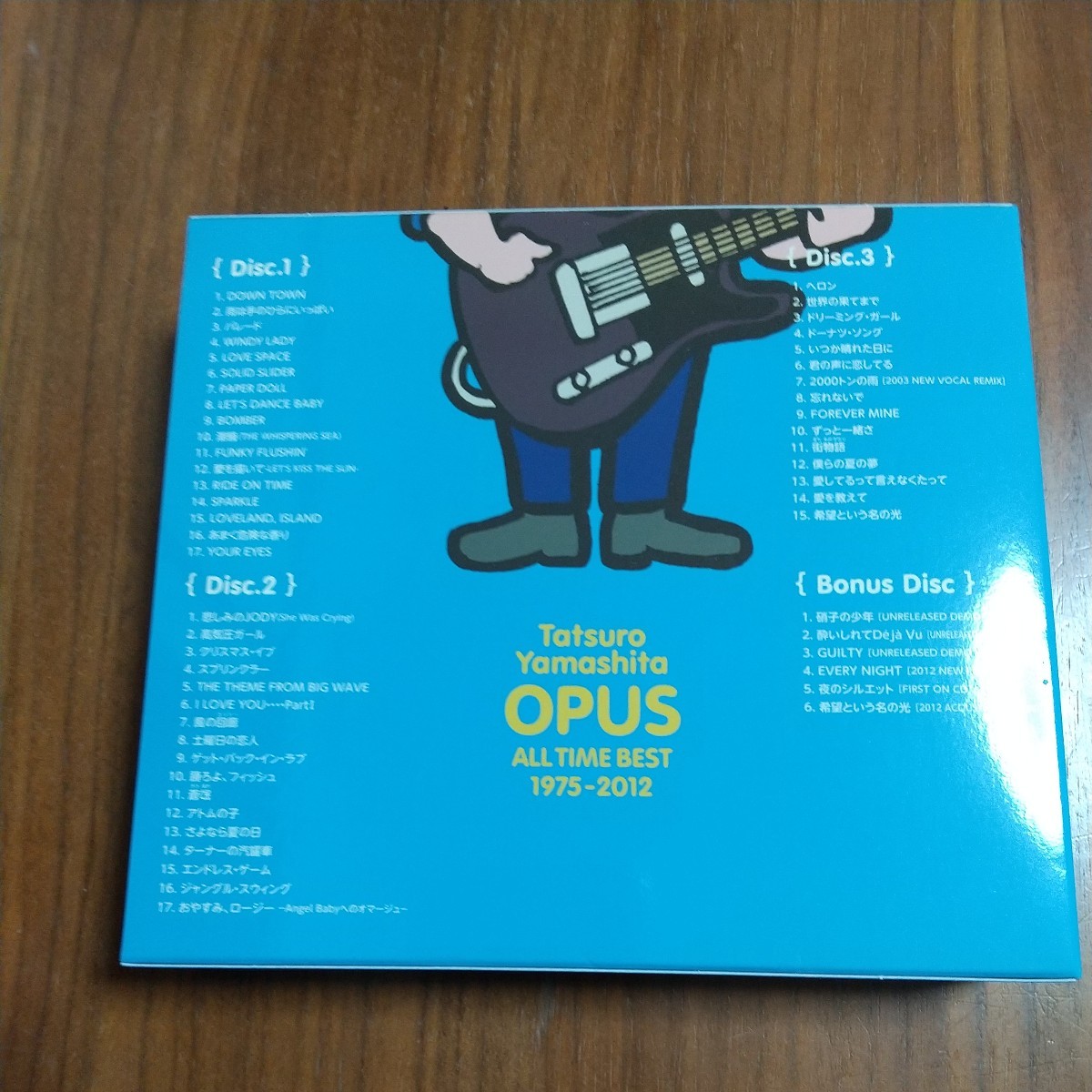 開封済み 未使用 CD 山下達郎 OPUS 初回限定盤 4CD オーパス オール