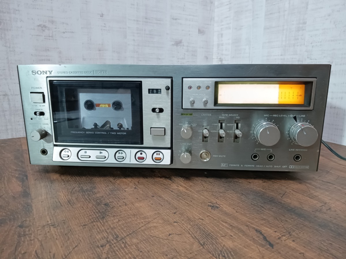 ☆ SONY ソニー TC-K8B カセットデッキ オーディオ 音響機器 機材