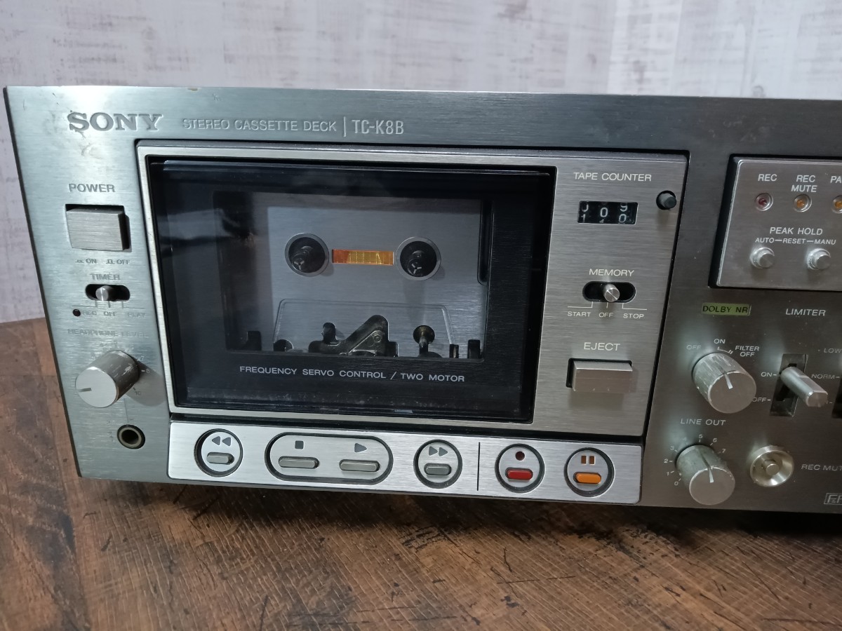 ☆ SONY ソニー TC-K8B カセットデッキ オーディオ 音響機器 機材